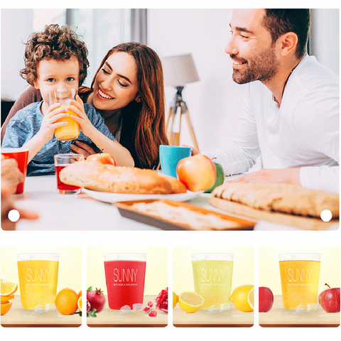 304 stainless steel manual fruit juicer product display