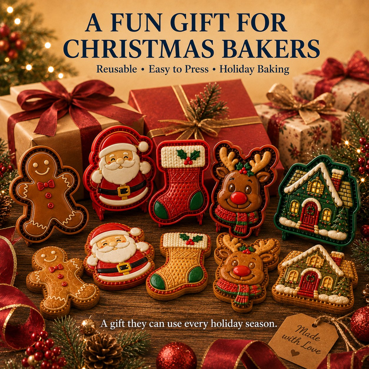 Christmas baking mold gift