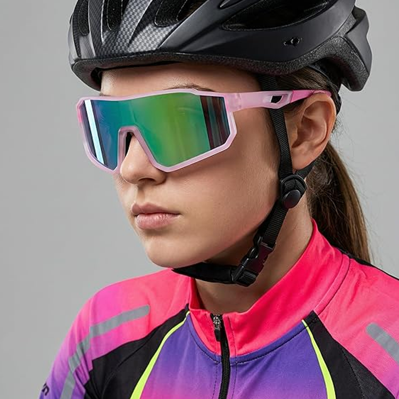 🕶️UV400 Polarized Sports Sunglasses – Mirrored Shield Cycling Glasses for Running, Hiking, Outdoor Sports & Everyday Wear 🏃