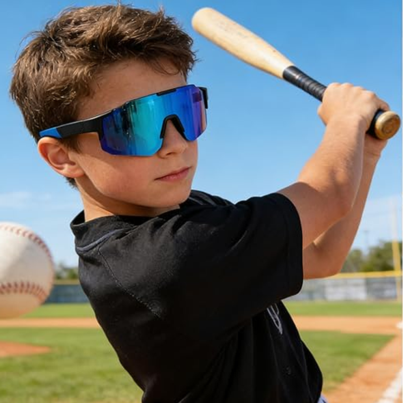 🕶️UV400 Polarized Sports Sunglasses – Mirrored Shield Cycling Glasses for Running, Hiking, Outdoor Sports & Everyday Wear 🏃