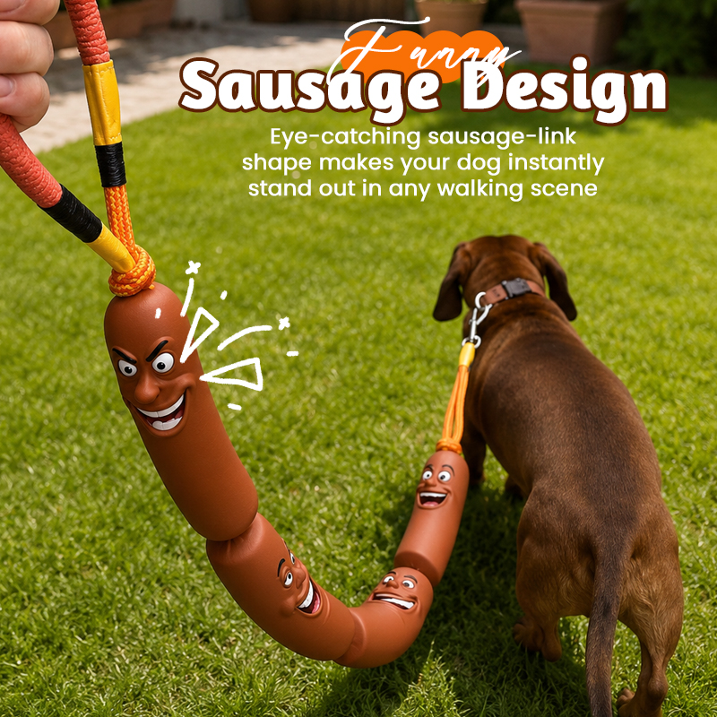 Funny Big Sausage String Dog Leash