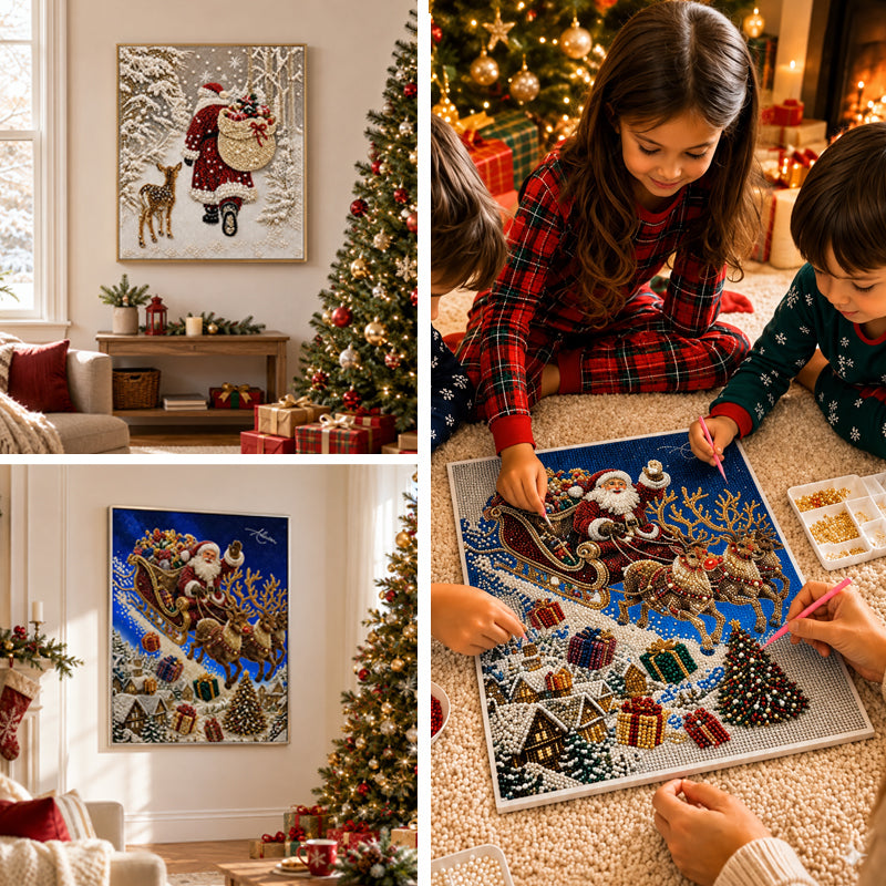 🌟Christmas Reindeer Diamond Painting Art Kit🎨