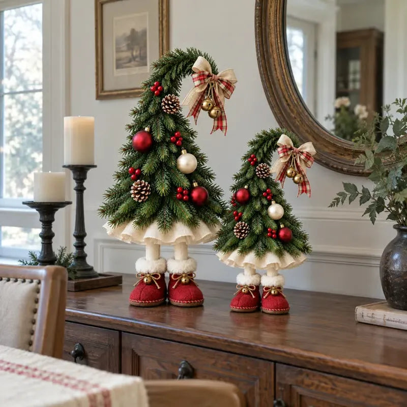 🍄Whimsical Christmas Elf Tree Decor🌙