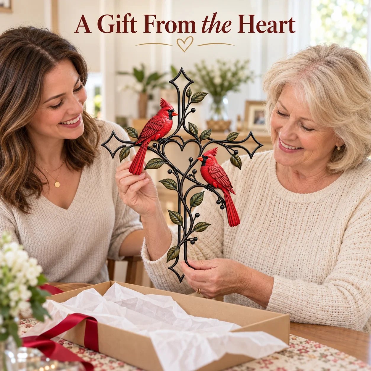 Meaningful cardinal wall decor gift