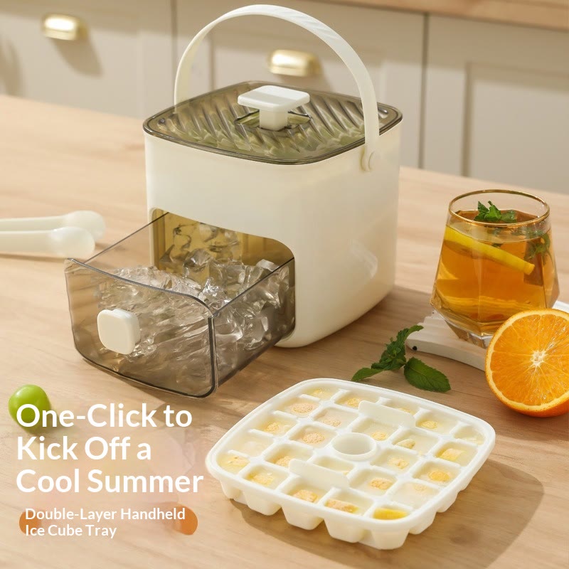 Handheld Ice Bucket, 48-Cell Ice Cube Tray, Ice Mold, Freezing Tool  - image 4