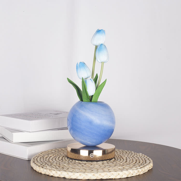 Tulip Ambient Emotional Soothing Bedroom Lamp - one size - Blue - image 17
