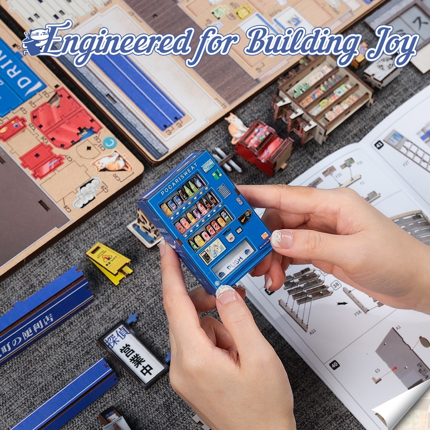 Japanese Book Nook Kit, Diy Miniature House Kits For Adults