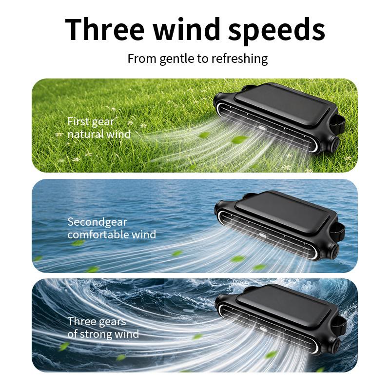 2026 New Upgrade Car Seat Velcro Fan: 3 Adjustable Speeds, Built-In 3000mAh Battery - image 3