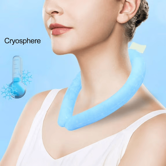 Summer Neck Cooling Tube Portable Ice Ring Neck Cooler - image 2