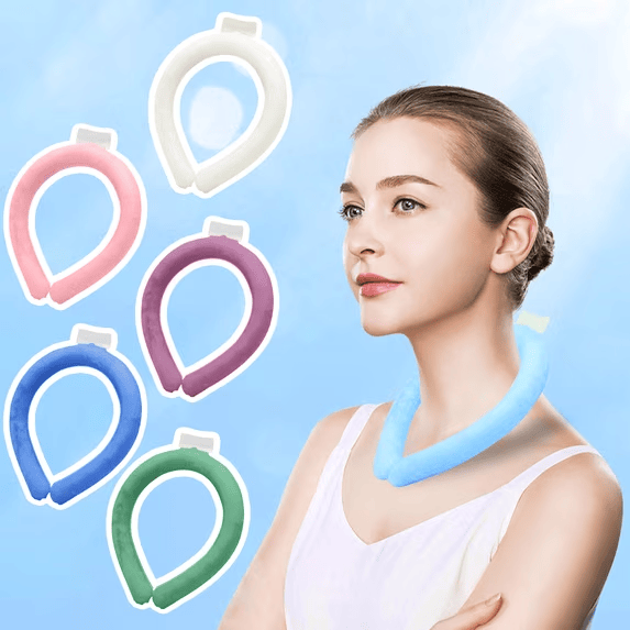 Summer Neck Cooling Tube Portable Ice Ring Neck Cooler - image 3