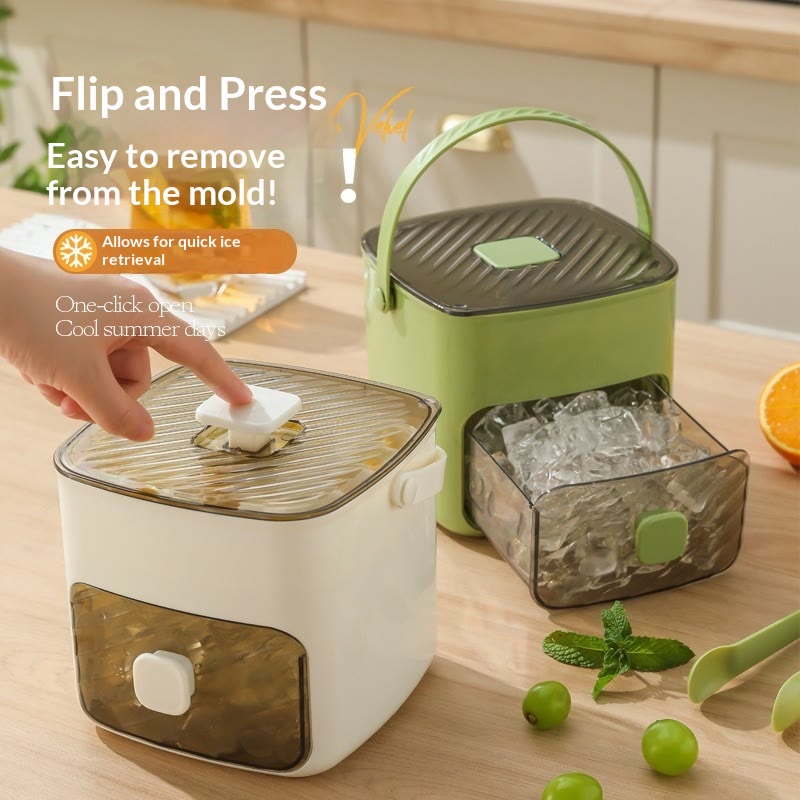 Handheld Ice Bucket, 48-Cell Ice Cube Tray, Ice Mold, Freezing Tool  - image 2
