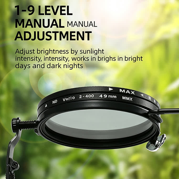 Retro Uv-protective 9-level Adjustment Filter Sunglasses (1–9 Levels) - image 3