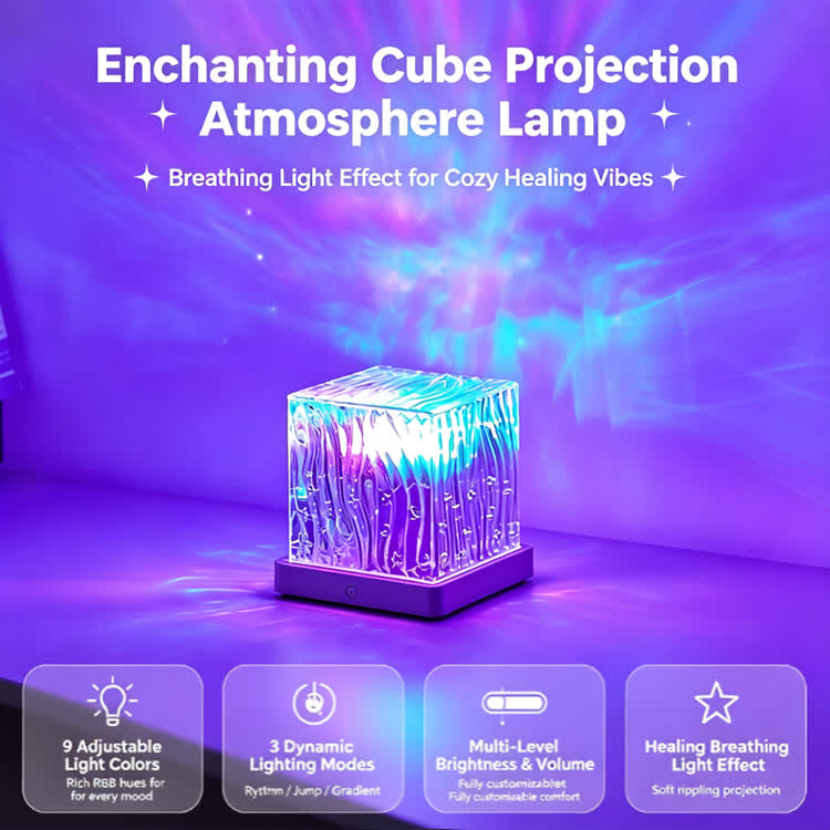 Aurora Flame Starsky Romantic Projection Lamp - image 1