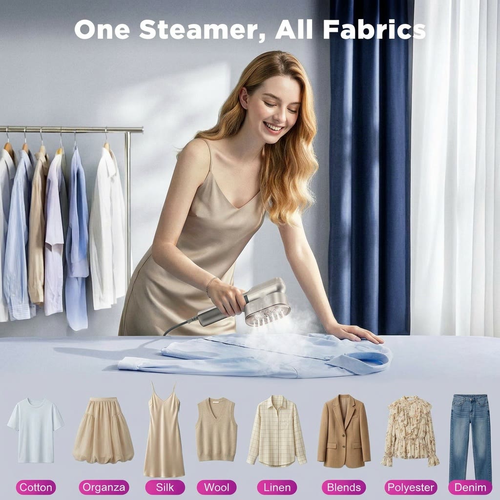 Garment Steamer For Clothes, Portable Handheld Travel Clothing Steamer Iron - image 4