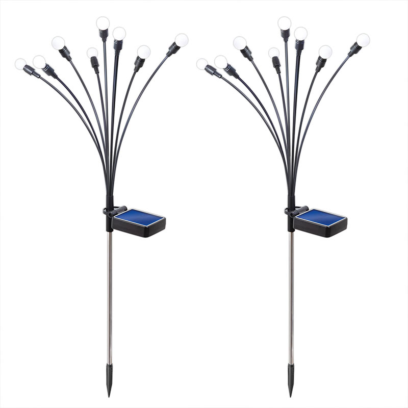 Solar Swaying Garden Light - New Upgraded Solar Garden Lights, High Flexibility Iron Wire & Heavy Bulb Base - image 1
