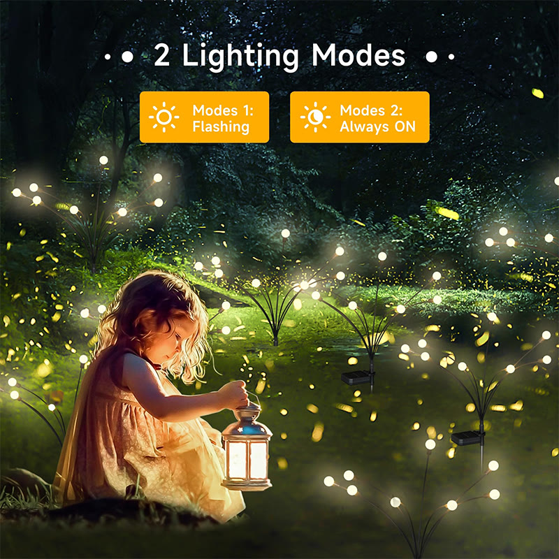 Solar Swaying Garden Light - New Upgraded Solar Garden Lights, High Flexibility Iron Wire & Heavy Bulb Base - image 6