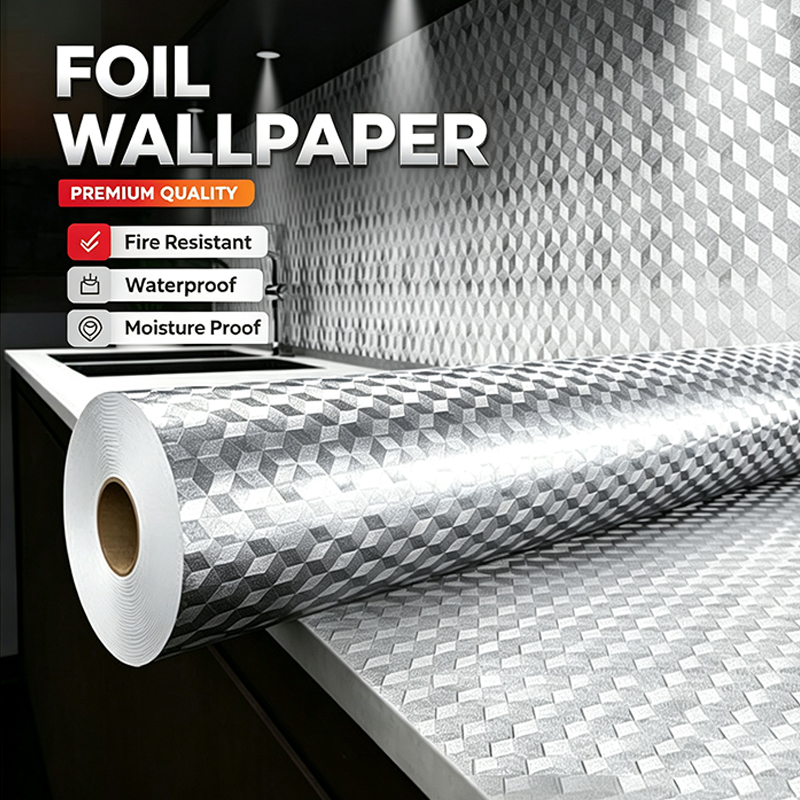 Metallic Luster Texture（fire/water/oil Prevention） Multifunctional Stickers - image 1