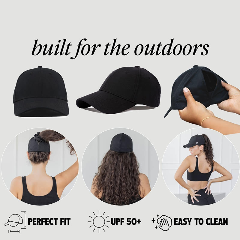 Adventure Fit Women's Baseball Cap With Magnetic Closure For Ponytails - image 2