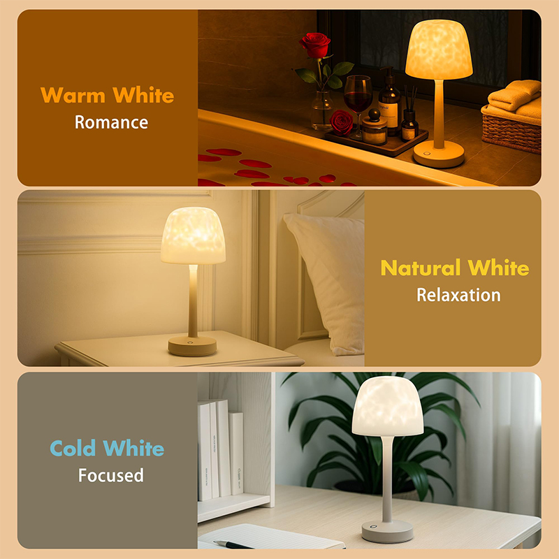 Water Wave Lamp, 16 Colors Rotating Dimmable Starry Sky Projector With Shade And Remote Control - image 4
