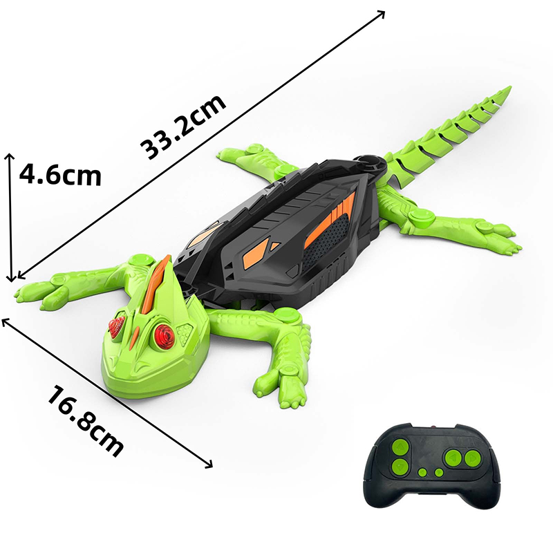 Rechargeable Climbing Chameleon, Wall Crawler Gecko, Remote Control Gecko Robot With Led Eyes - image 5