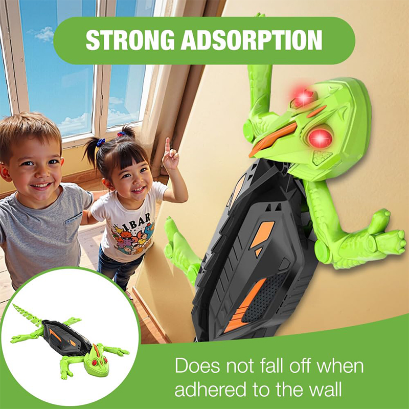 Rechargeable Climbing Chameleon, Wall Crawler Gecko, Remote Control Gecko Robot With Led Eyes - image 3