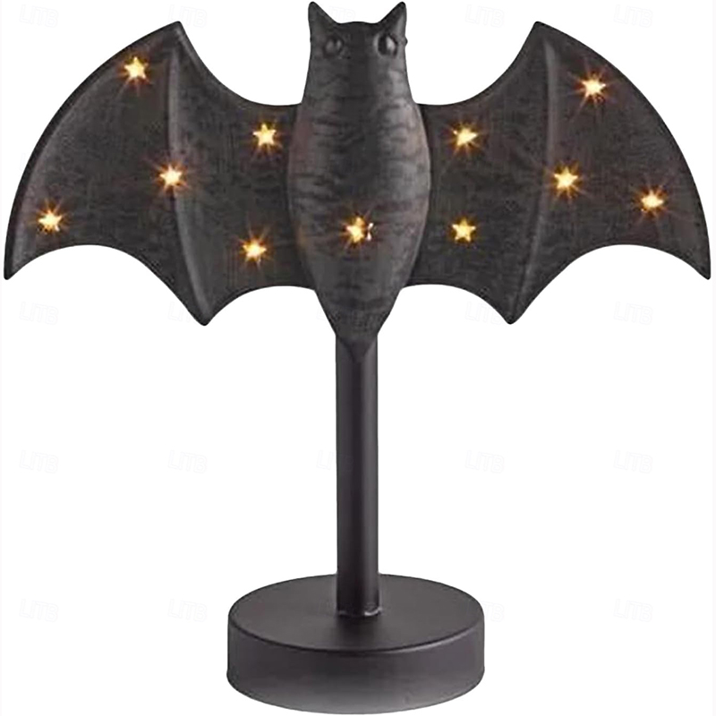 Halloween Candle Holder Twinkle Bat Candlestick Gothic Bat Candle Holder - image 2