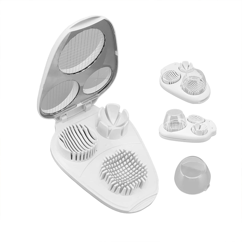 3 In 1 Egg Slicer For Hard Boiled Eggs Heavy Duty With Stainless Steel Wires,3 Slice Modes Egg Cutter - image 1