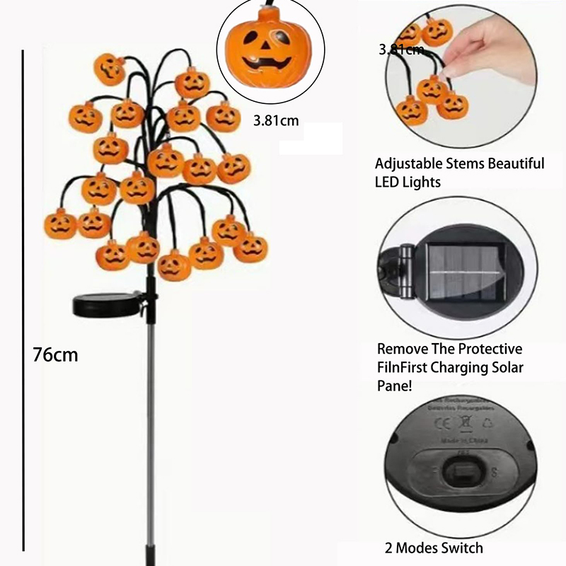 Outdoor Waterproof Halloween Pathway Solar Lights   - image 3