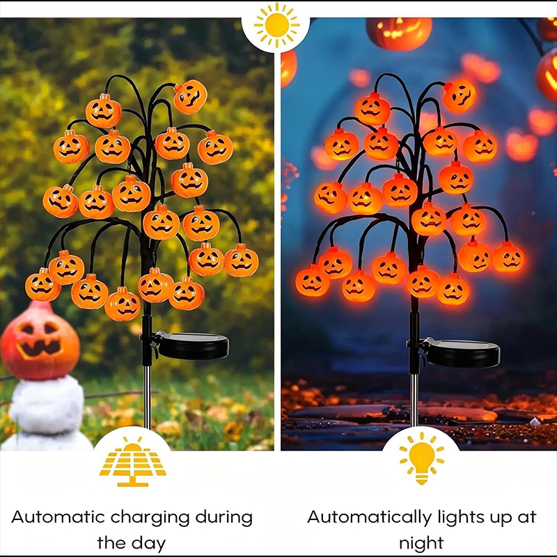 Outdoor Waterproof Halloween Pathway Solar Lights   - image 2