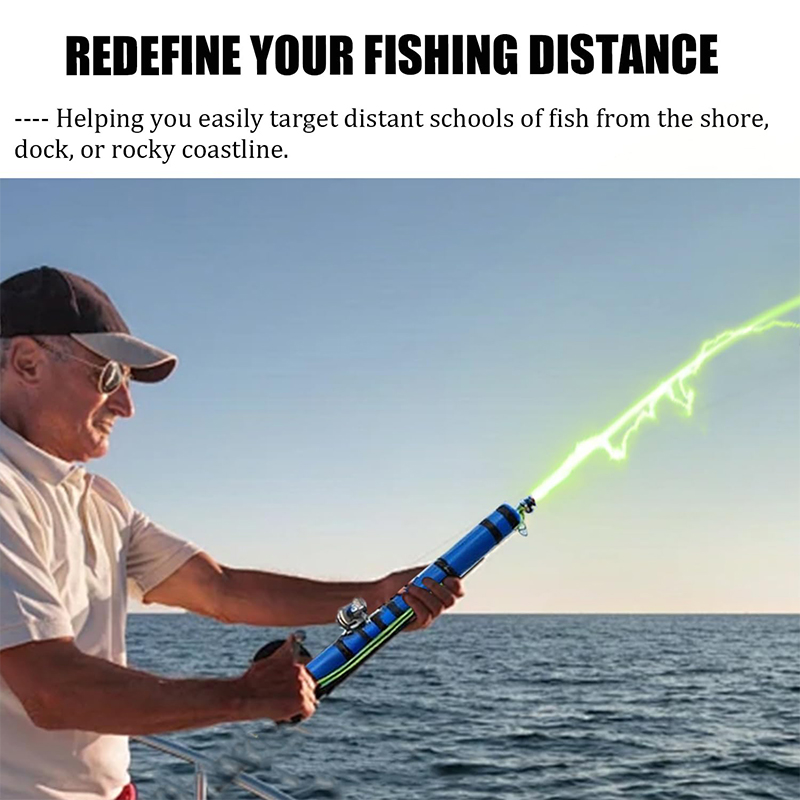 Fishing Catapult Rod, Professional Pole Shooting Catapult Fishing Rod Lure Angling Tools, Long-distance Lures Launcher Fishings  - image 2