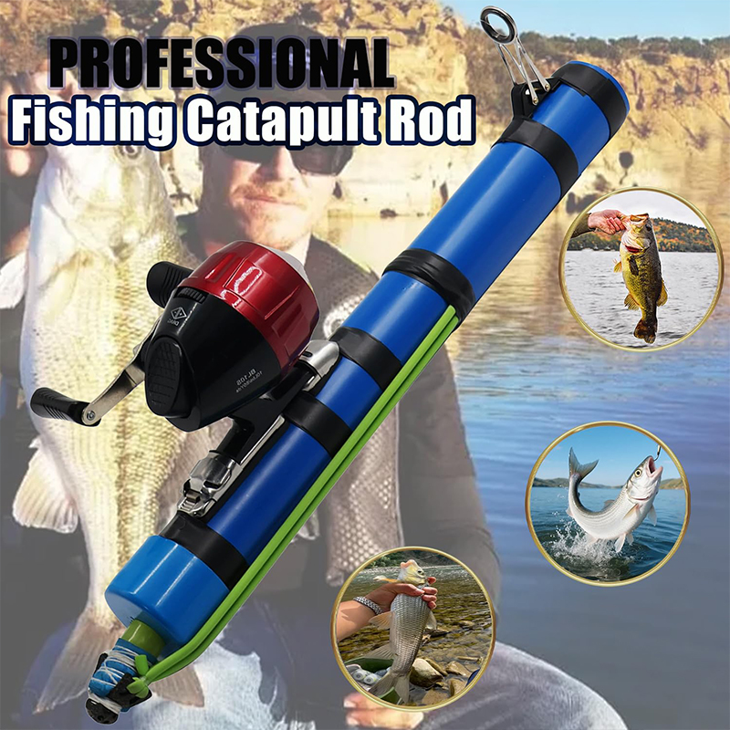 Fishing Catapult Rod, Professional Pole Shooting Catapult Fishing Rod Lure Angling Tools, Long-distance Lures Launcher Fishings  - Bait Feeder + BL10S Standard Reel - image 5