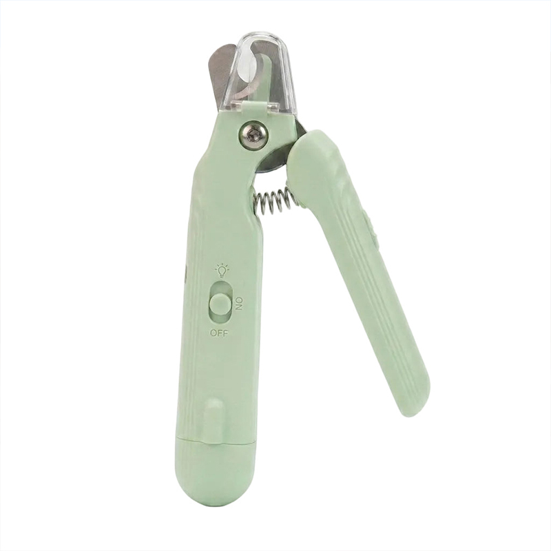Electric Dog Cat Nail Clippers Trimmer With Led Light Durable Grinder For Large Medium Small Dogs Cats Pets - Green - one size - image 1