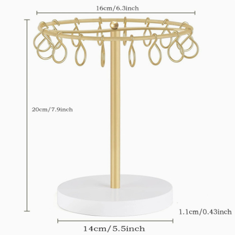 Metal Hooks Display Holder Hair Accessories Stand Storage - B - image 2