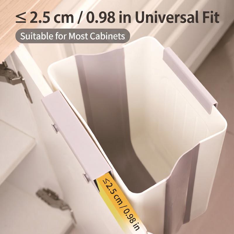 Foldable Hanging Trash Can– Space-Saving Bin for Kitchen, RV & Car - image 2