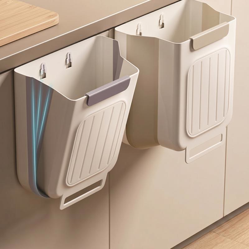 Foldable Hanging Trash Can– Space-Saving Bin for Kitchen, RV & Car - image 1