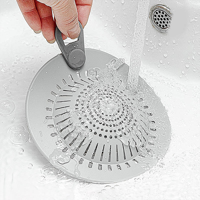 Silicone Bathroom Hair Stopper Kitchen Sink Filter Protector With Compact Design For Convenient Cleaning - image 2