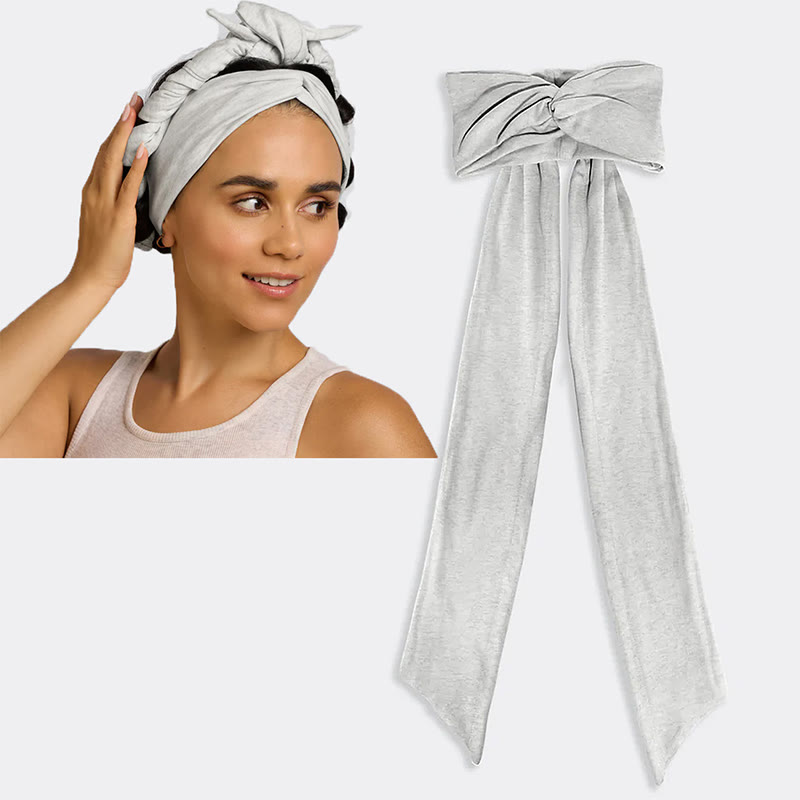 Heatless Curling Headband For Women Achieves Heatless Curls Overnight, No Heat Damage - Grey - image 1
