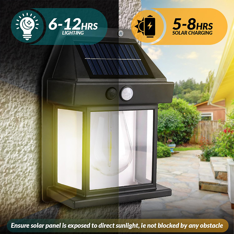 Solar Wall Lanterns Outdoor With 3 Modes, Dusk To Dawn Motion Sensor - image 11
