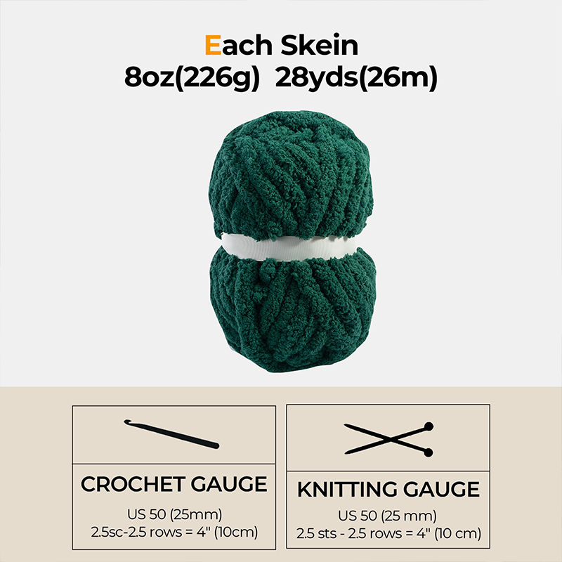 Chunky Yarn For Hand Knitting Soft Plush Yarn Bulky - image 19