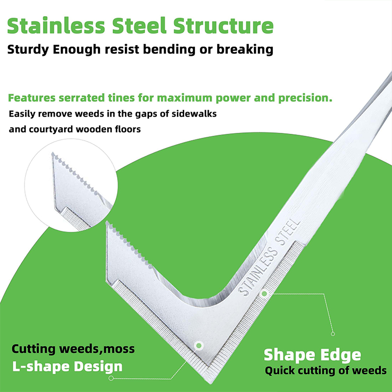 Crack Weeder Stainless Steel Crevice Weeding Tool Weeder Tool - image 3