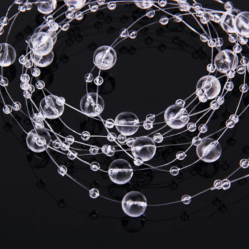 Crystal Acrylic Bead Garland Wedding Centerpiece Floral Crafting Diy Accessory - image 11