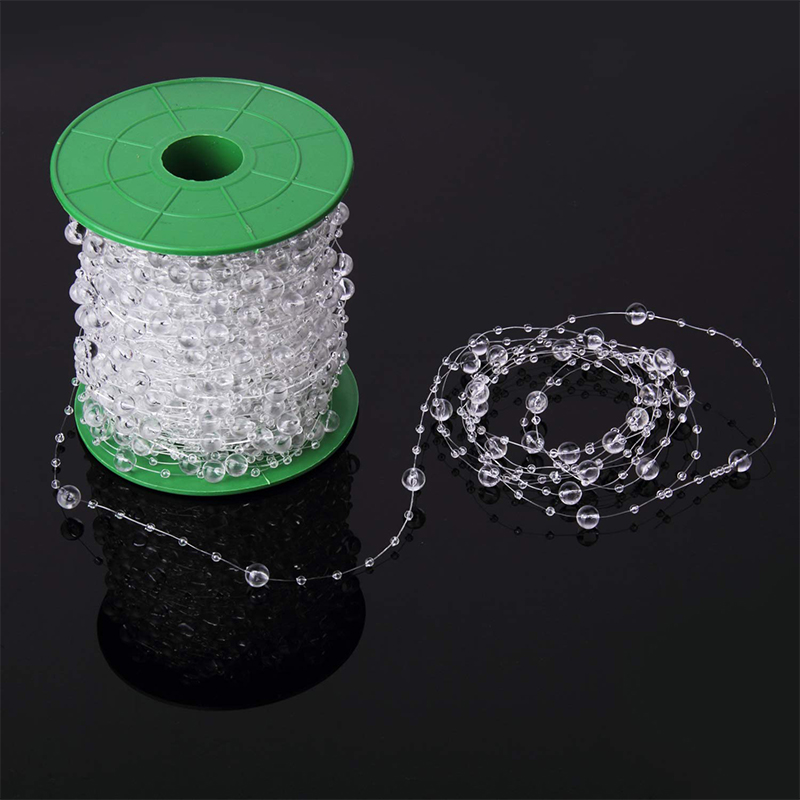 Crystal Acrylic Bead Garland Wedding Centerpiece Floral Crafting Diy Accessory - image 9