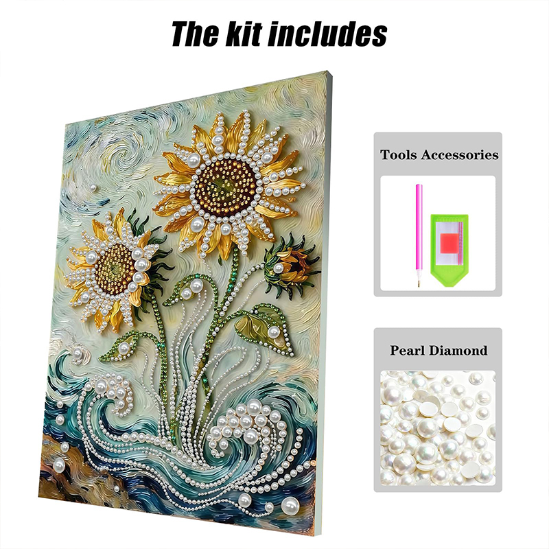 Diamond Painting Kit For Adults Diy Art With Frame 15.7x11.8in - image 3