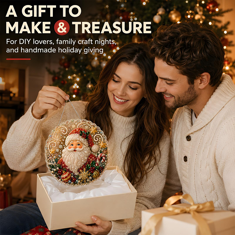 Christmas Pearl Diamond Art Kit For Adults Diy Craft - image 21