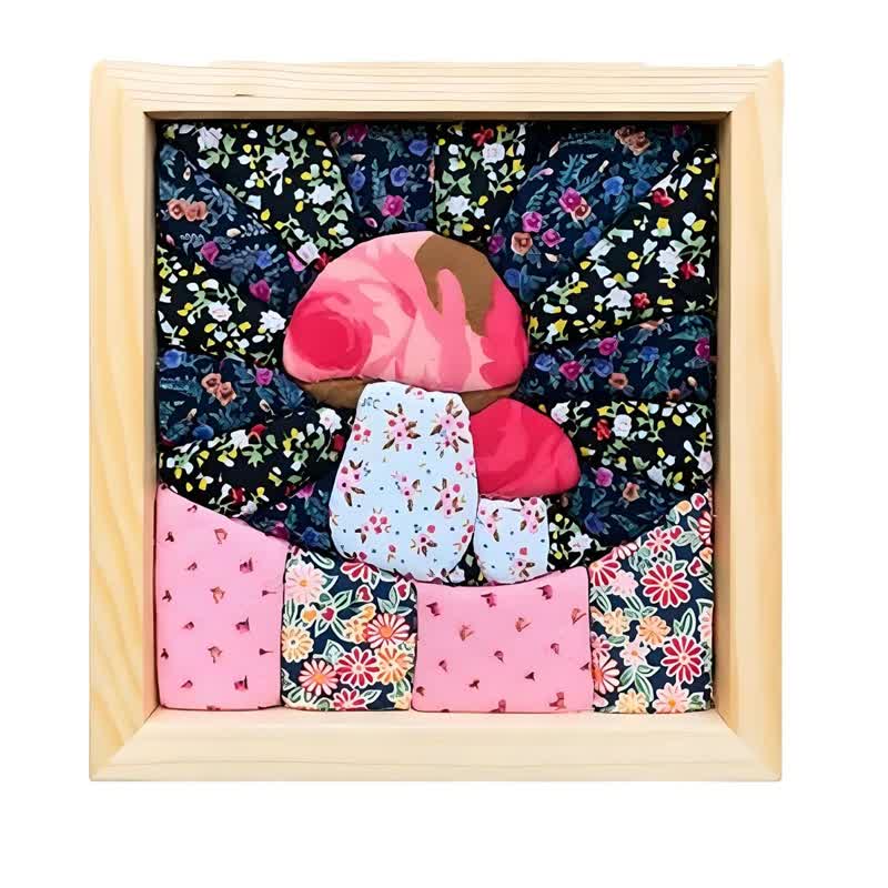 Diy Fabric Poke Art Decorations Kit For Adults No-sew - 9# - 7.9 × 7.9 in (20 × 20 cm) - image 9