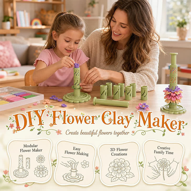 Diy Clay Flower Bouquet Making Kit - image 8