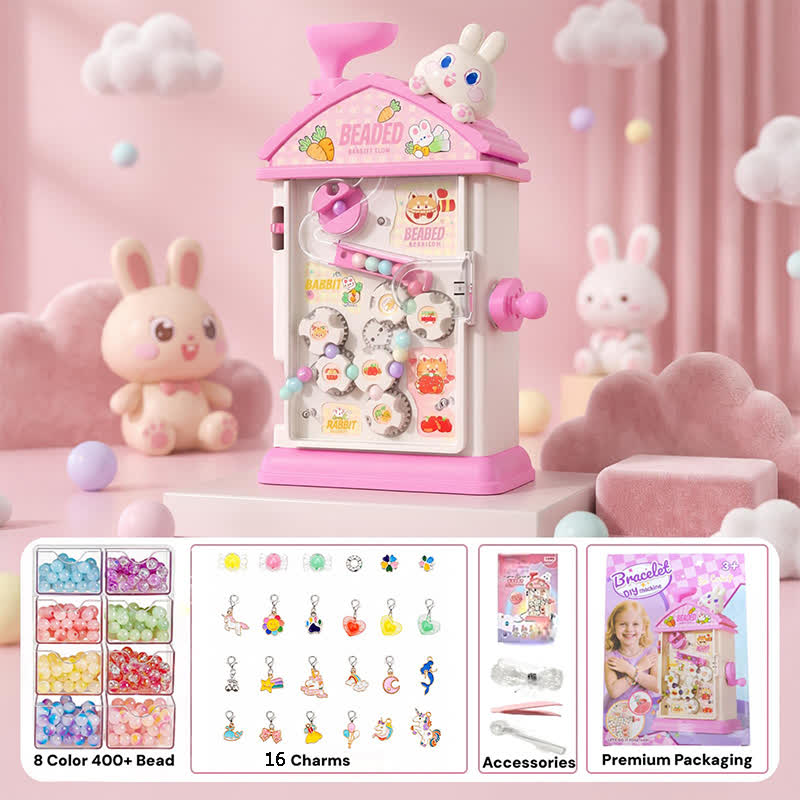 Bracelet Making Kit Auto Beaded Jewelry Maker Toy Gift For Girls 6-12 - image 3