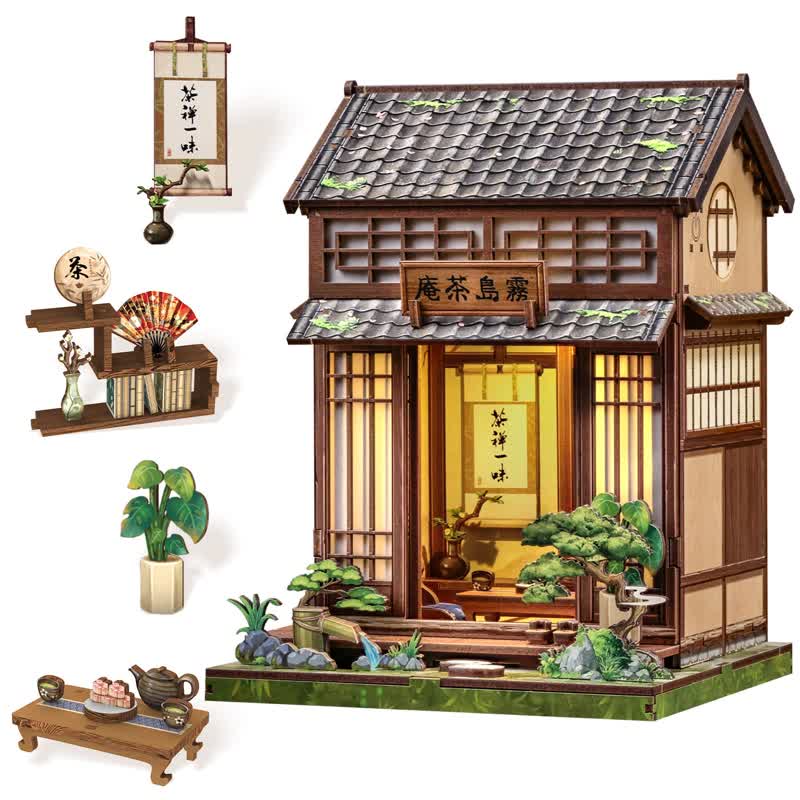 Japanese Book Nook Kit, Diy Miniature House Kits For Adults - 1# - image 1