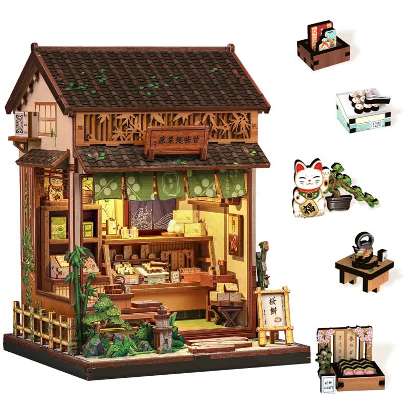 Japanese Book Nook Kit, Diy Miniature House Kits For Adults - 6# - image 8