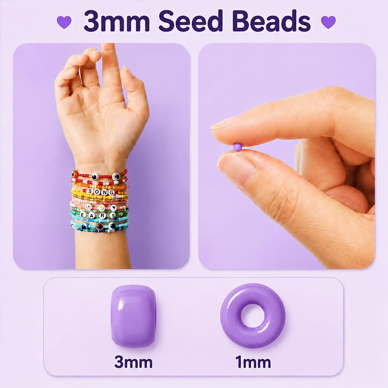 Glass Seed Beads For Jewelry Making Bracelet Making Kit - image 2